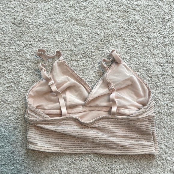 La Senza Striped Pink/Cream Bralette - Picture 4 of 4